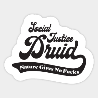Social Justice D&D Classes - Druid Sticker